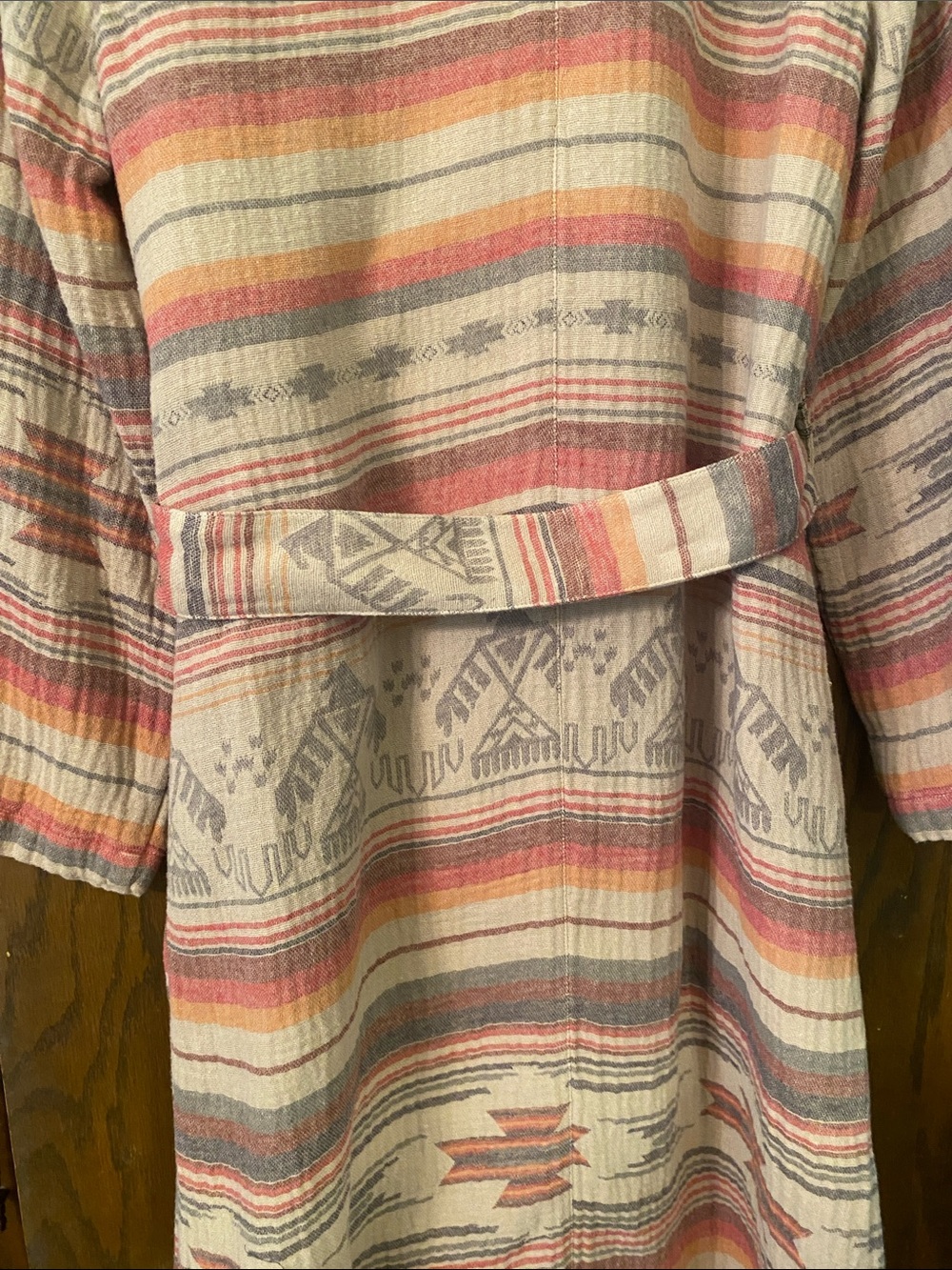 Soft Surroundings Aztec Fringe Duster - Picture 8 of 16